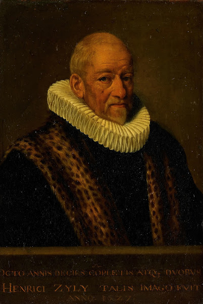 Portrait Of Henricus Van Zijl 1545 1627 1627