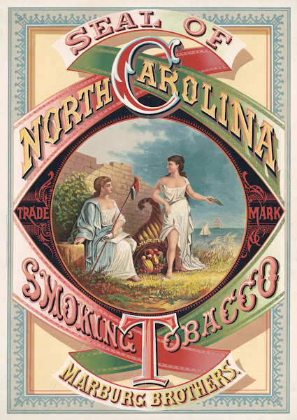 Seal of North Carolina tobacco Marburg Brothers 1879