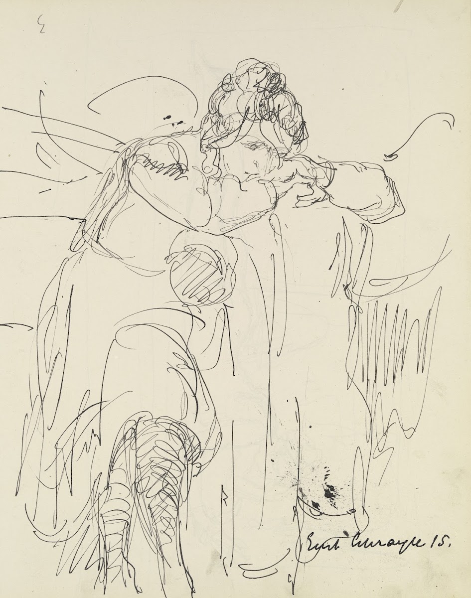 Brooding woman 1915