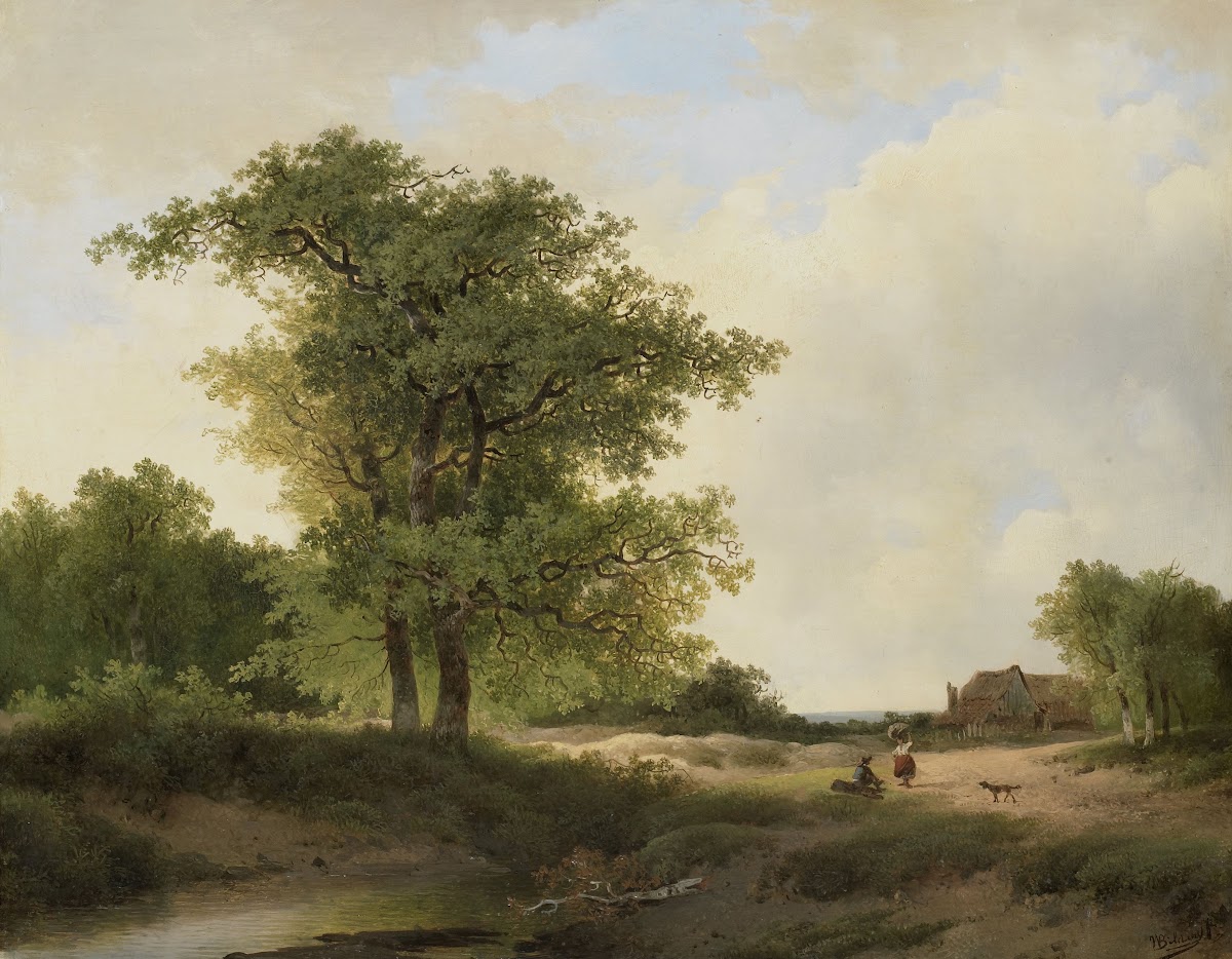 Landscape with Farmstead c 1840   c 1890