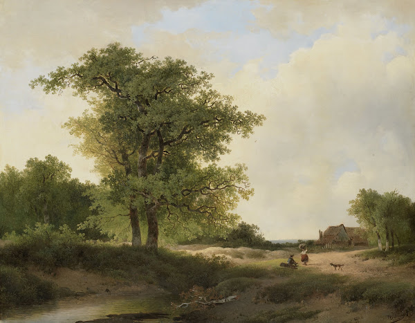 Landscape with Farmstead c 1840   c 1890