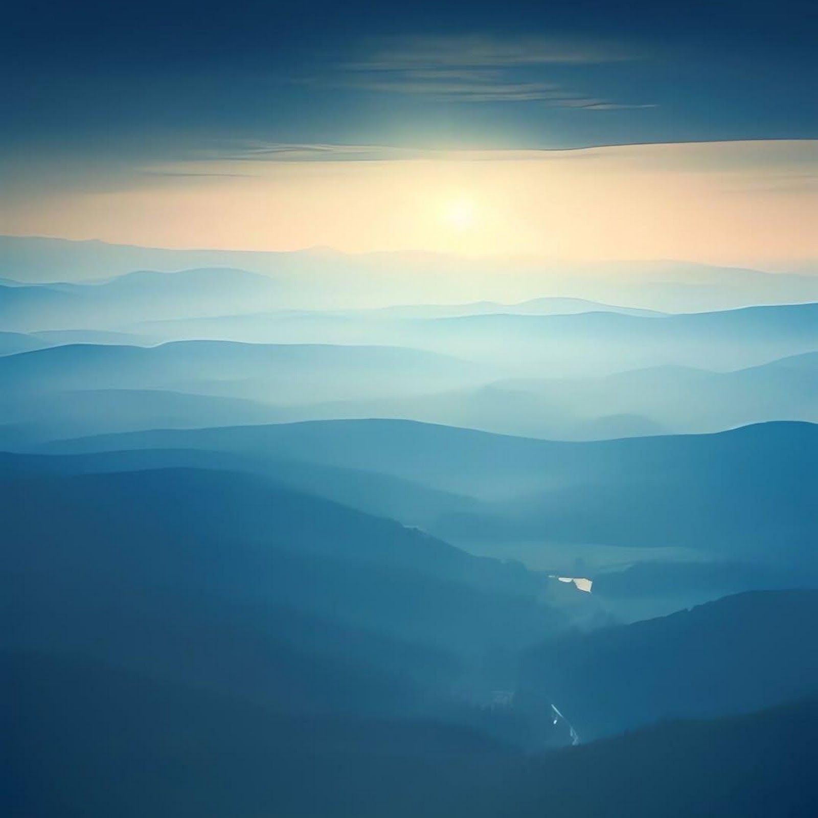 Download Man Standing On Mountain Ridge Full HD iPhone