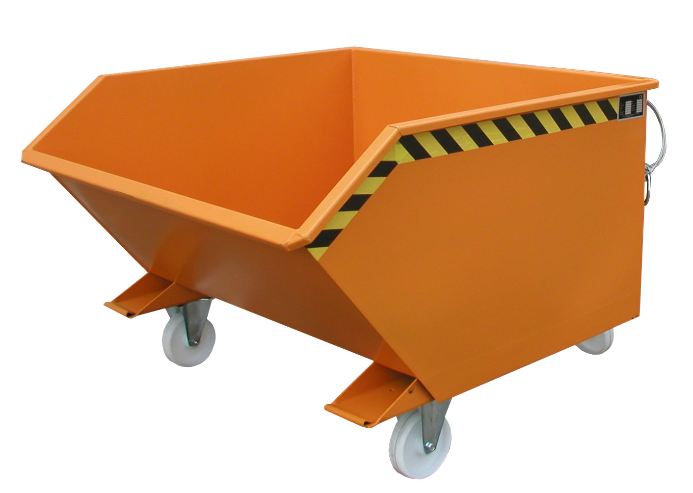 Kiepcontainer GU 750, gelakt, Geeloranje