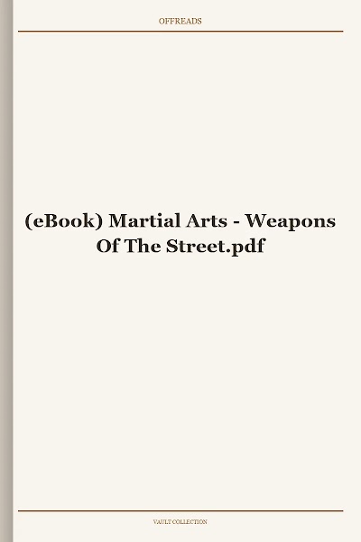 Weapons Of The Street