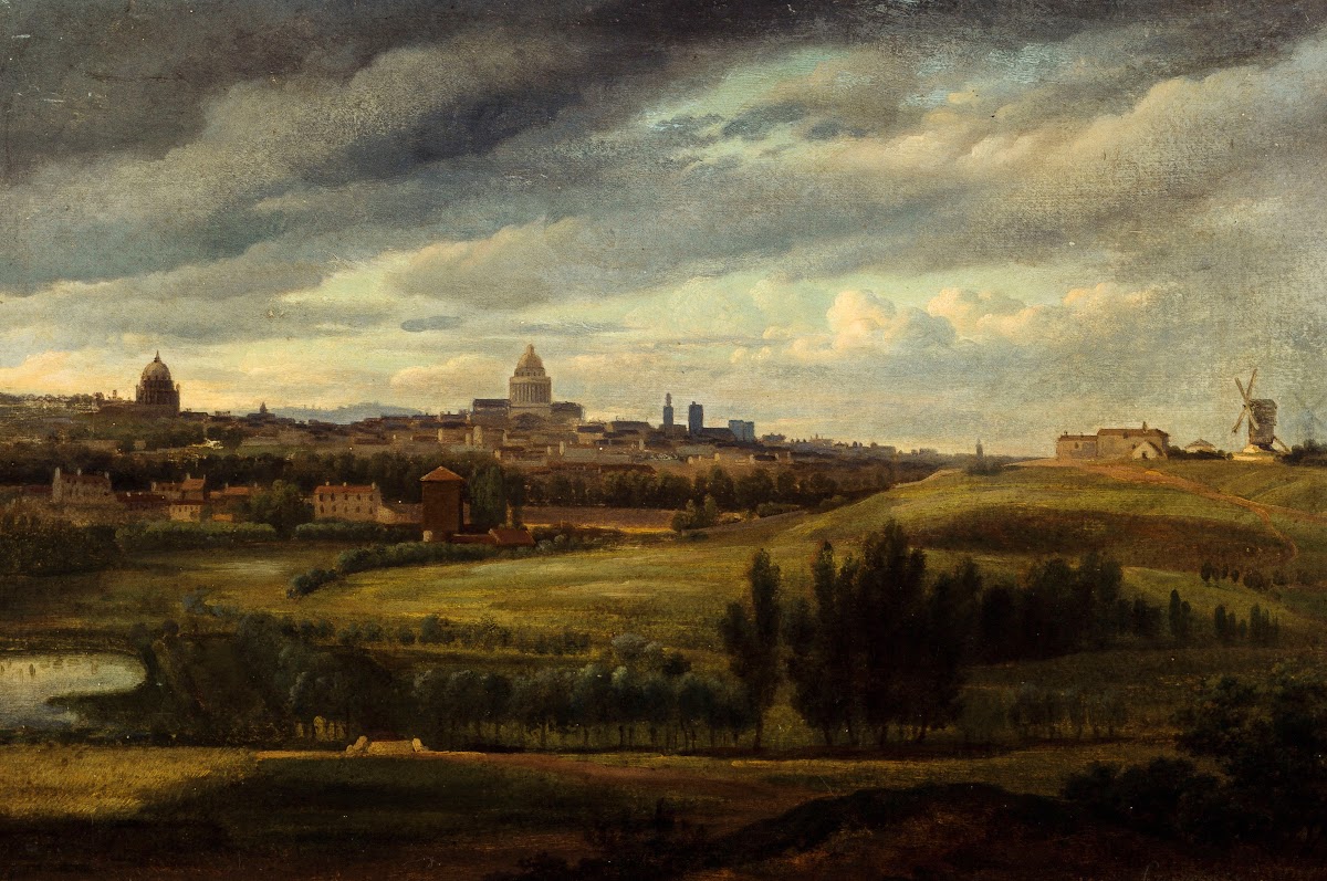 Vue De Paris Prise Des Hauteurs De Gentilly 1815