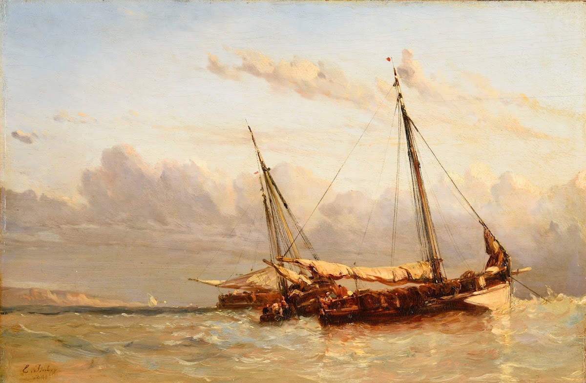 Barques de pêche 1841
