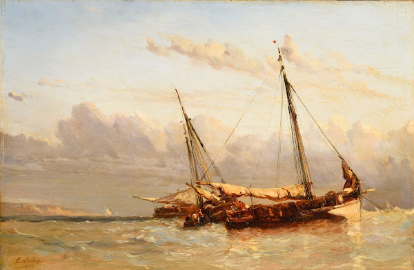 Barques de pêche 1841