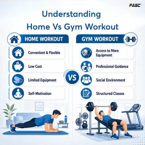 home vs. gym workout