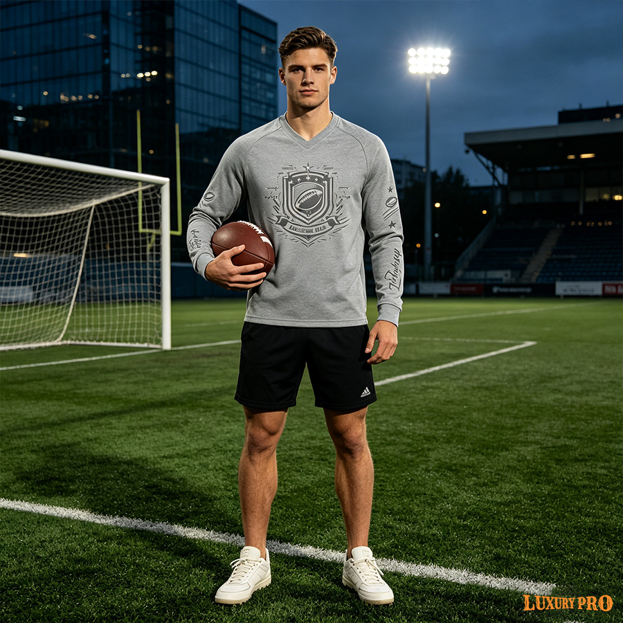 AOP TOL‑V Neck Raglan Long Sleeve
