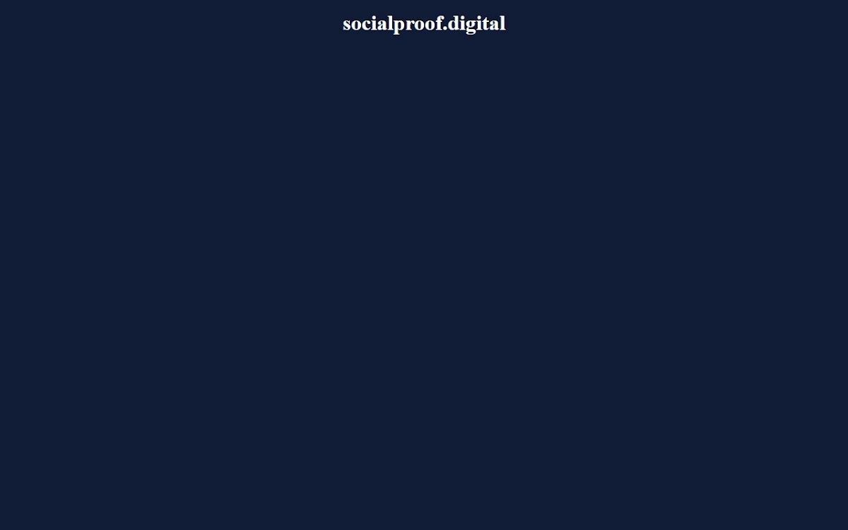 Captura de SocialProof.Digital