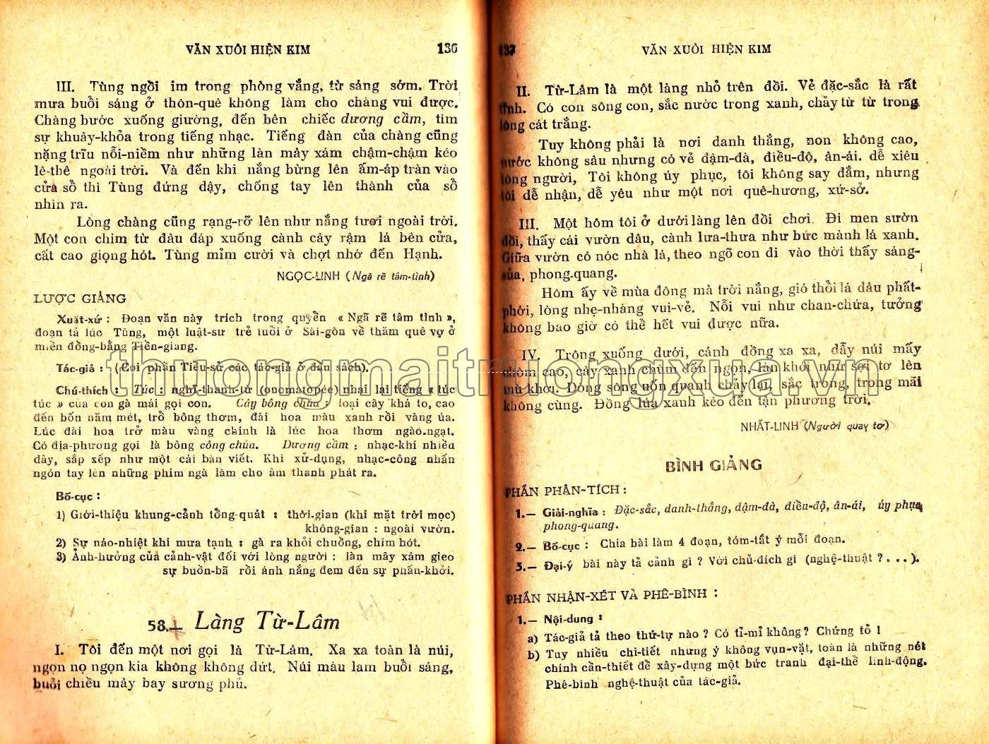 Giảng văn lớp đệ lục (1970) - Trang 63