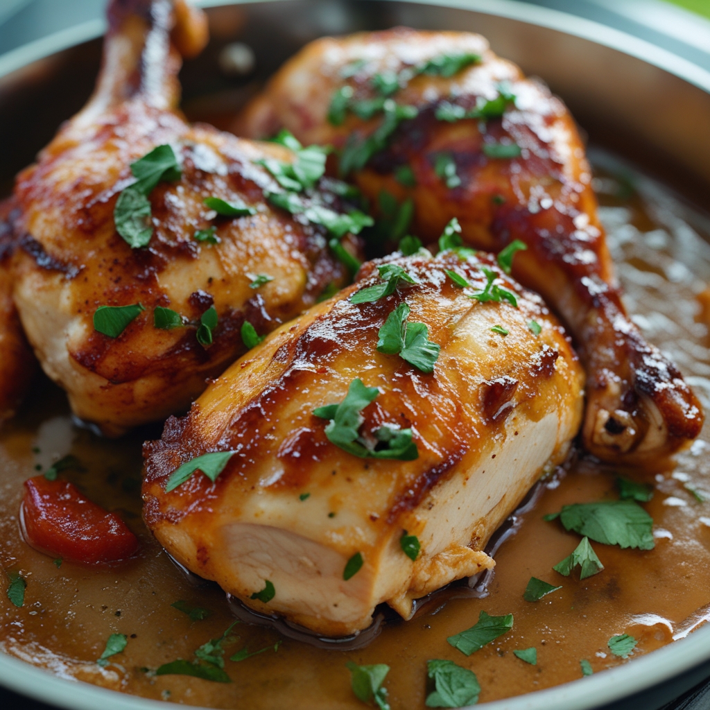 Braised Catalina Chicken - Easy Homemade Comfort Meal finished