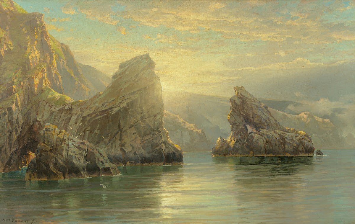 Sunset in the Shetland Islands Scotland 1899