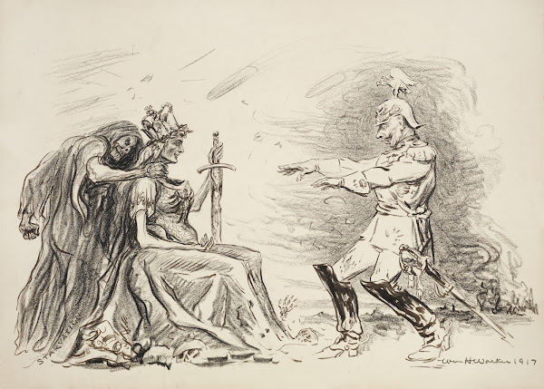 The hypnotized Now Germania what do you see Nothing but victory William 1917