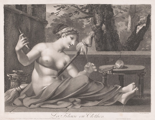 La Fileuse Ou Clothon 1788 1819