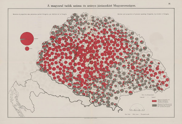 Population of Hungary according to denomination in 1910 by circuits 1920