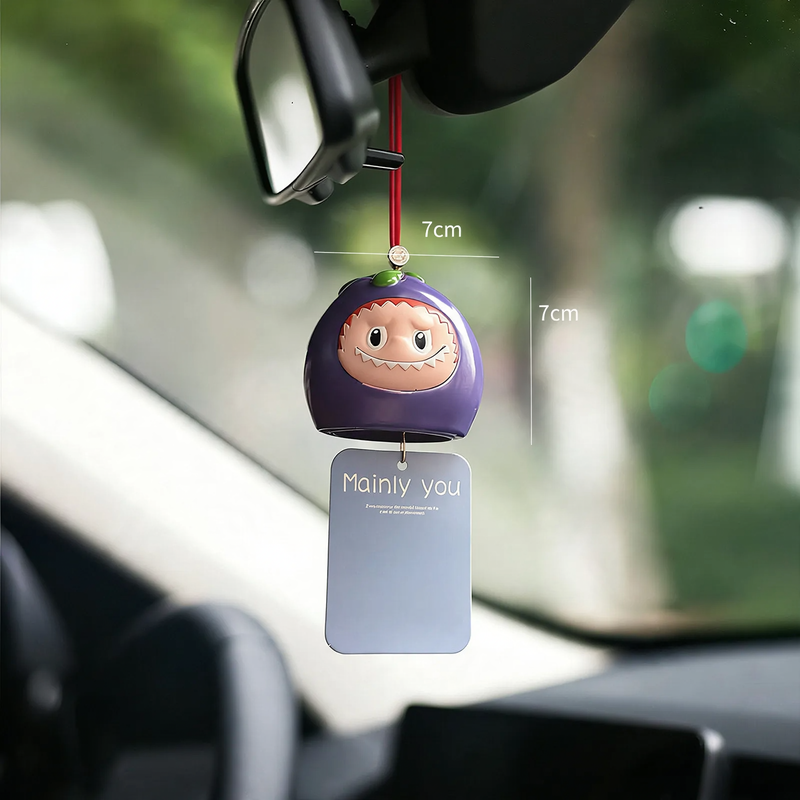 Scent pendant for rearview mirror with monster design