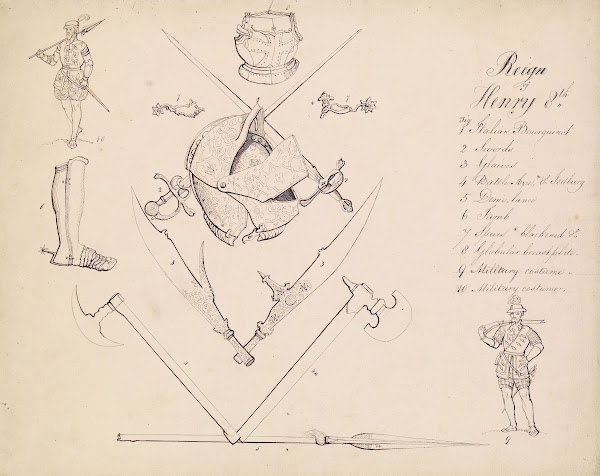 Sketches of Armour  Study for Henry VIII 1844