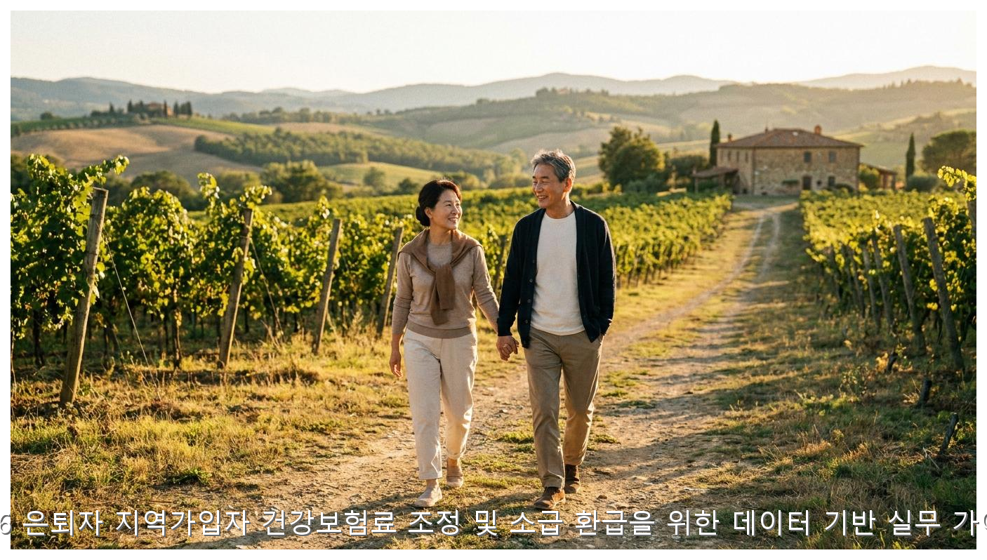 2026 은퇴자 지역가입자 건강보험료 조정 및 소급 환급을 위한 데이터 기반 실무 가이드 핵심 안내 및 분석 인포그래픽 (4)