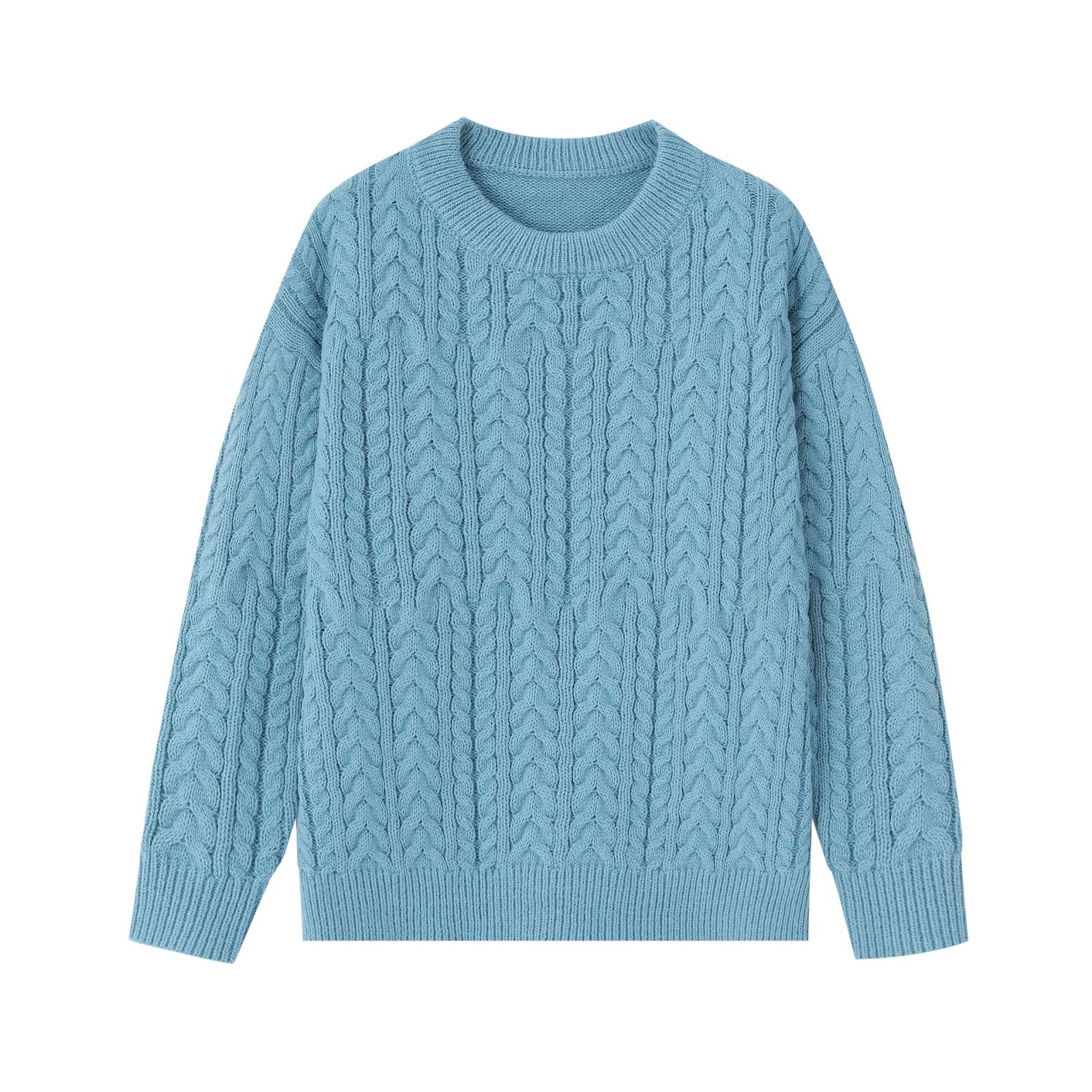 Men's knitted sweater with half zipper, solid color
