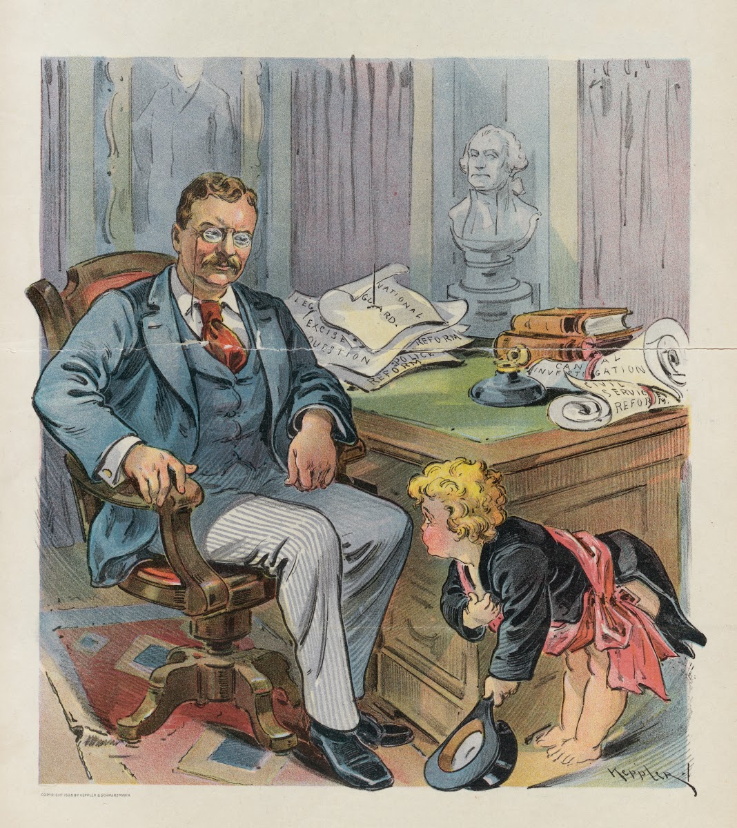 Puck pays his compliments 1899