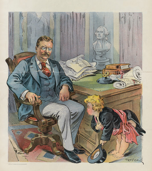 Puck pays his compliments 1899