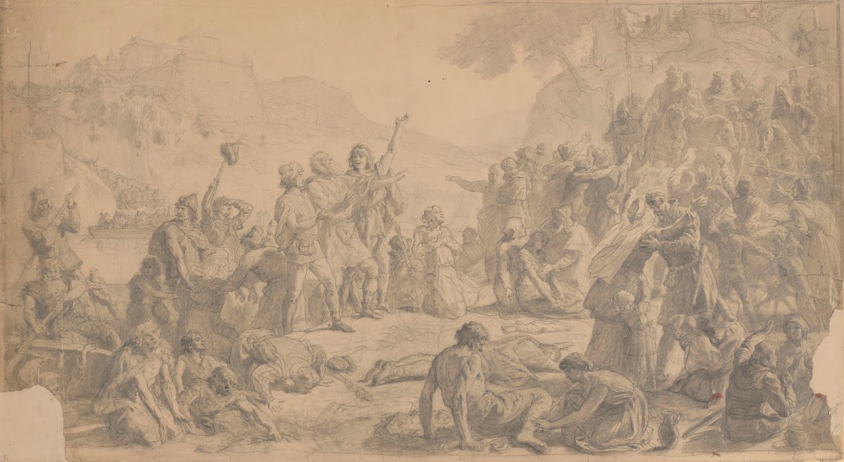 Princess Dowry 1894 Sketch for a Painting