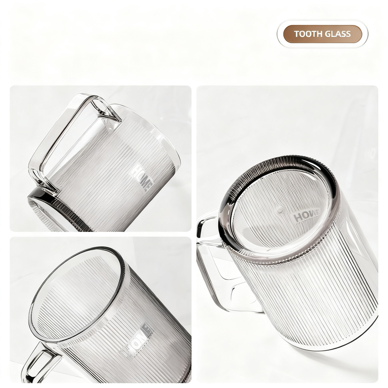 Zahnputzbecher mit Griff, Kunststoff, 51–100 ml