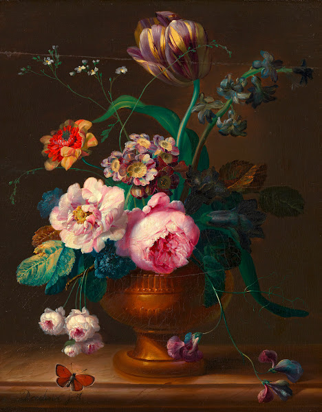 Blumenstillleben in Vase around 1805