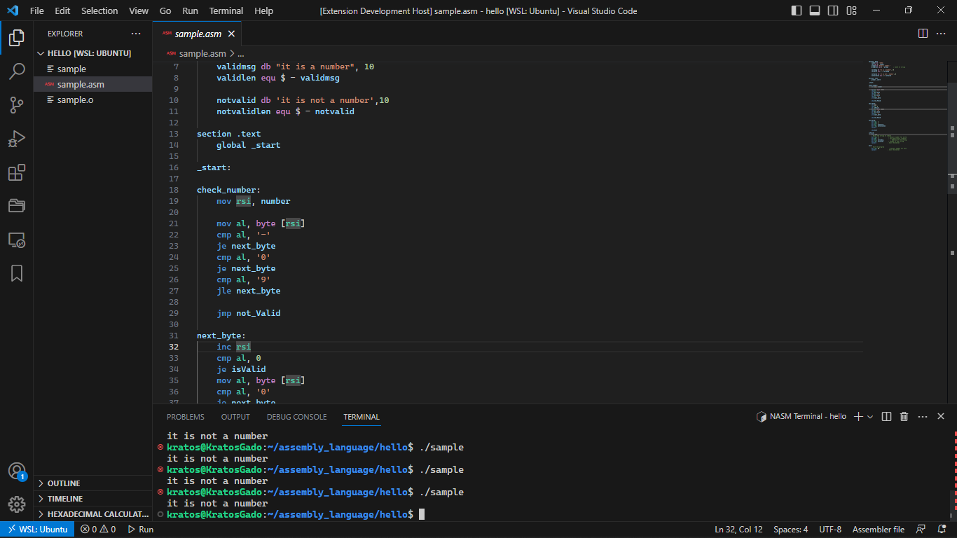 Nasm Compiler for Linux