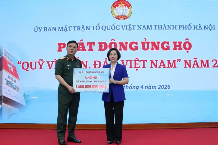 Mặt trận Hà Nội phát động ủng hộ Quỹ 'Vì biển đảo Việt Nam' năm 2026 - Đài Phát thanh và truyền hình Hà Nội