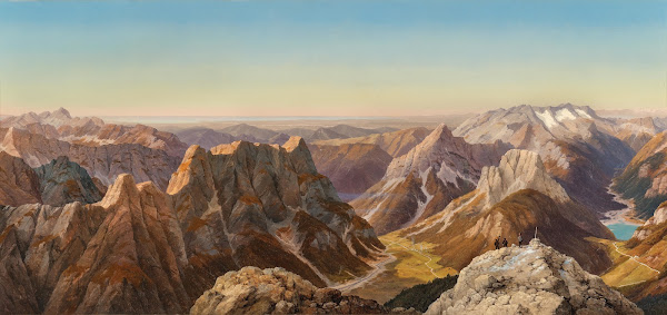 A Panorama from the Mangart in the Julian Alps 2