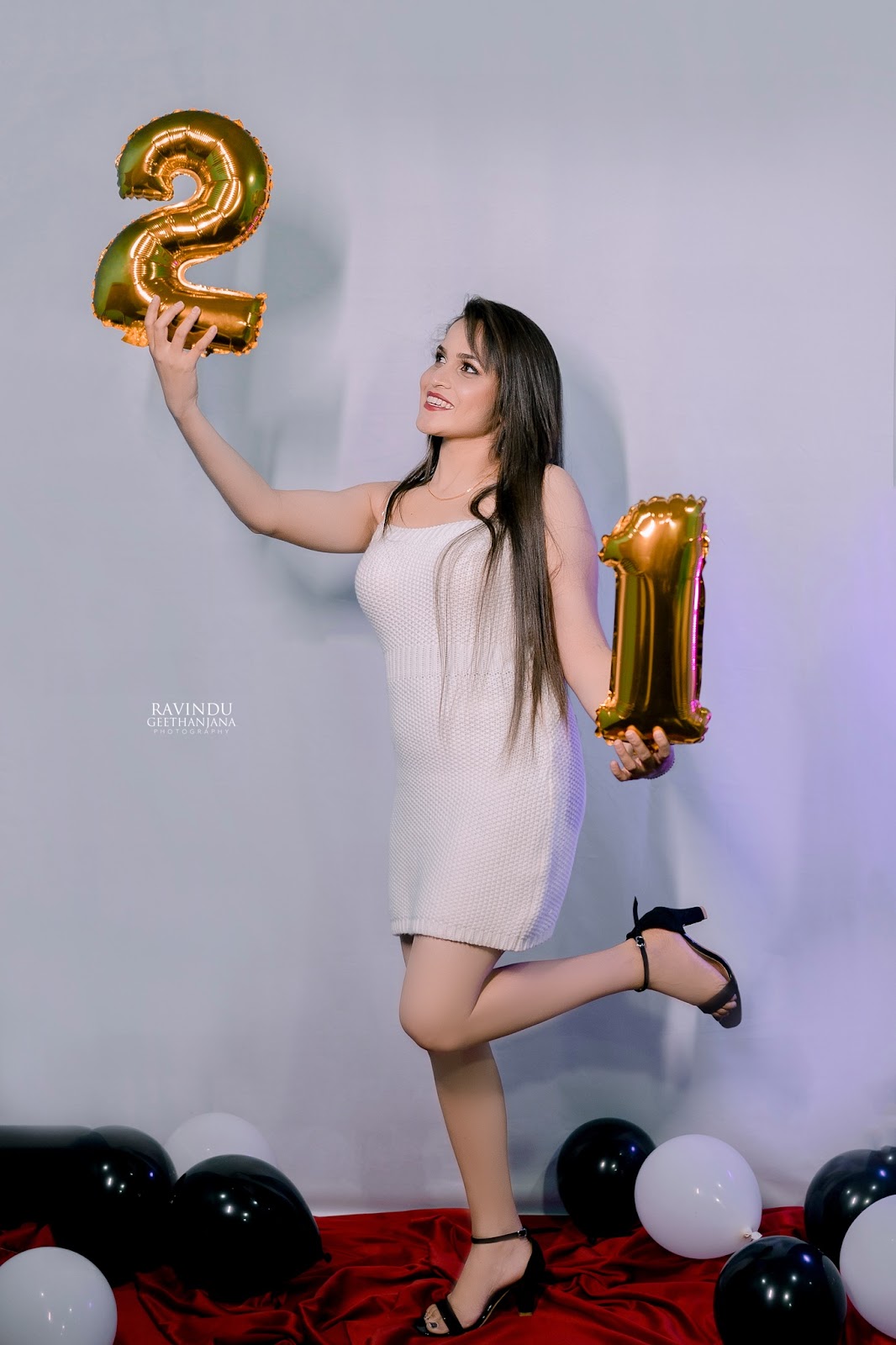 Thilina and Chathurika birthday photoshoot - celebration portrait photography