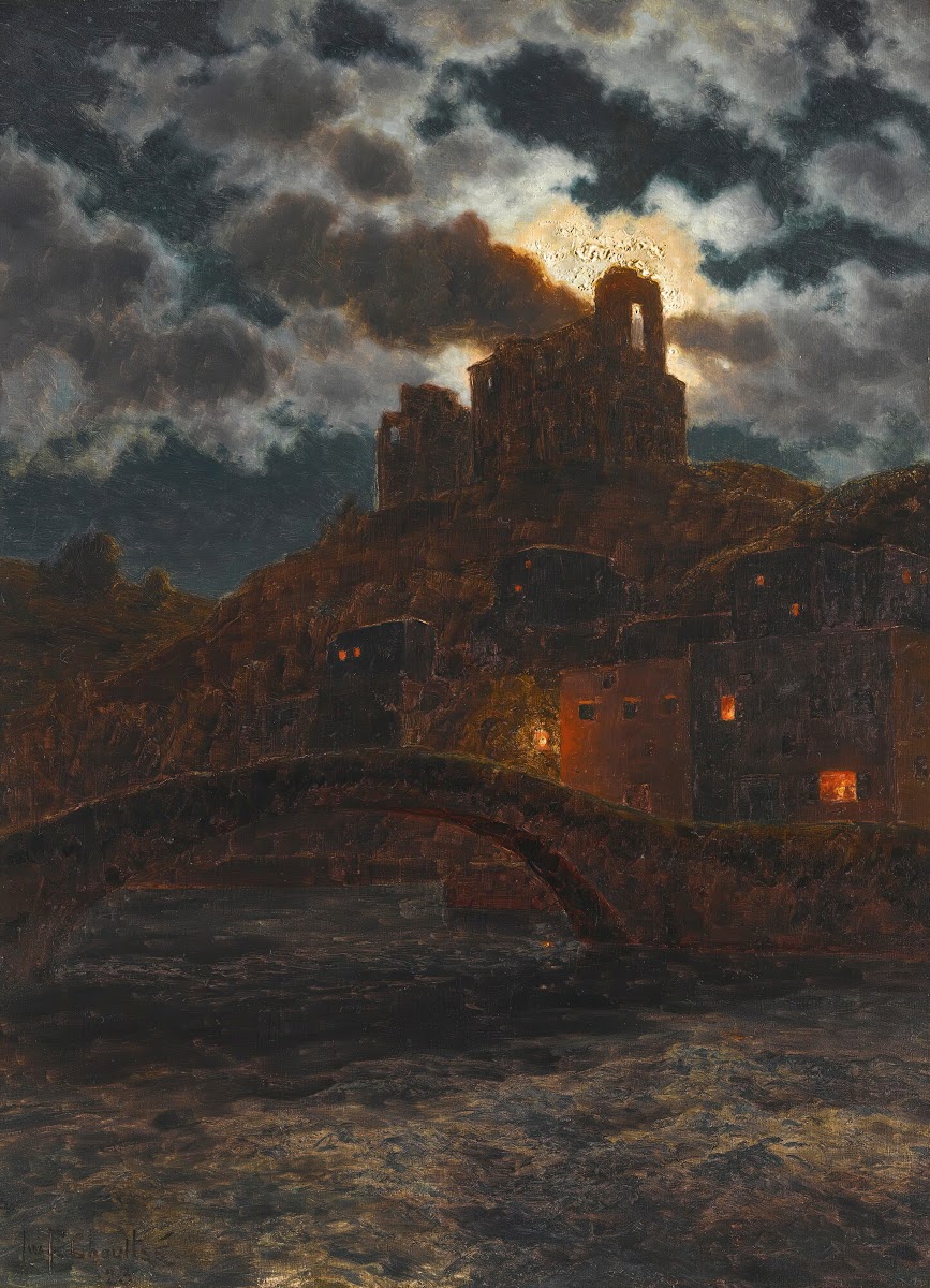 On The Banks At Twilight 1923
