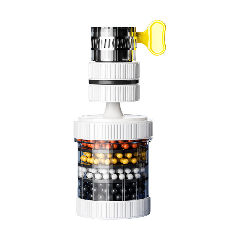 Rotatable faucet attachment with filtration