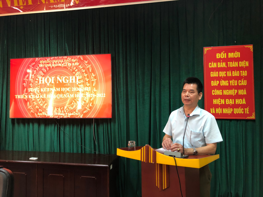 Hội nghị Tổng kết năm học 2019 - 2020 và triển khai kế hoạch năm học 2020 - 2021