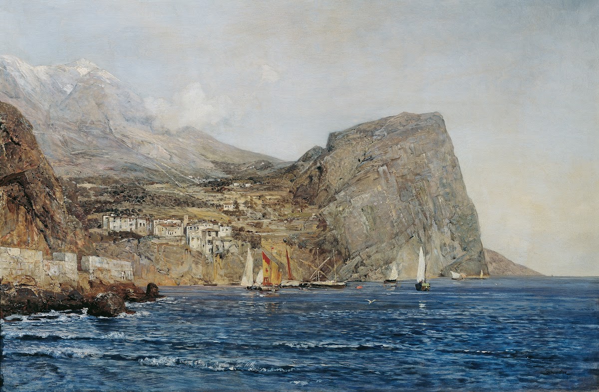 Küstenlandschaft in Dalmatien 1890
