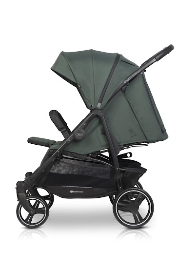 Stroller for twins Euro-Cart Doblo 2024 Jungle
