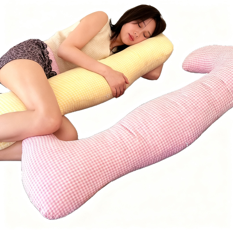 Seitenschläferkissen aus Baumwolle, 115 × 48 cm