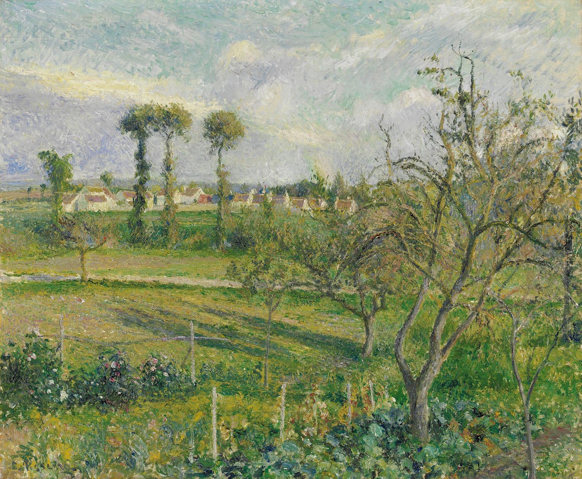 Soleil Couchant Au Valhermeil Auvers Sur Oise 1880