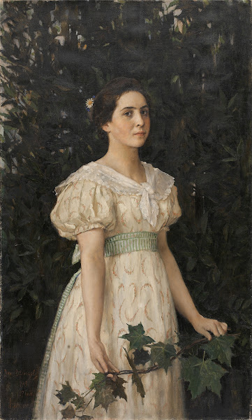 Portrait of Vera Savvishna Mamontova 1896