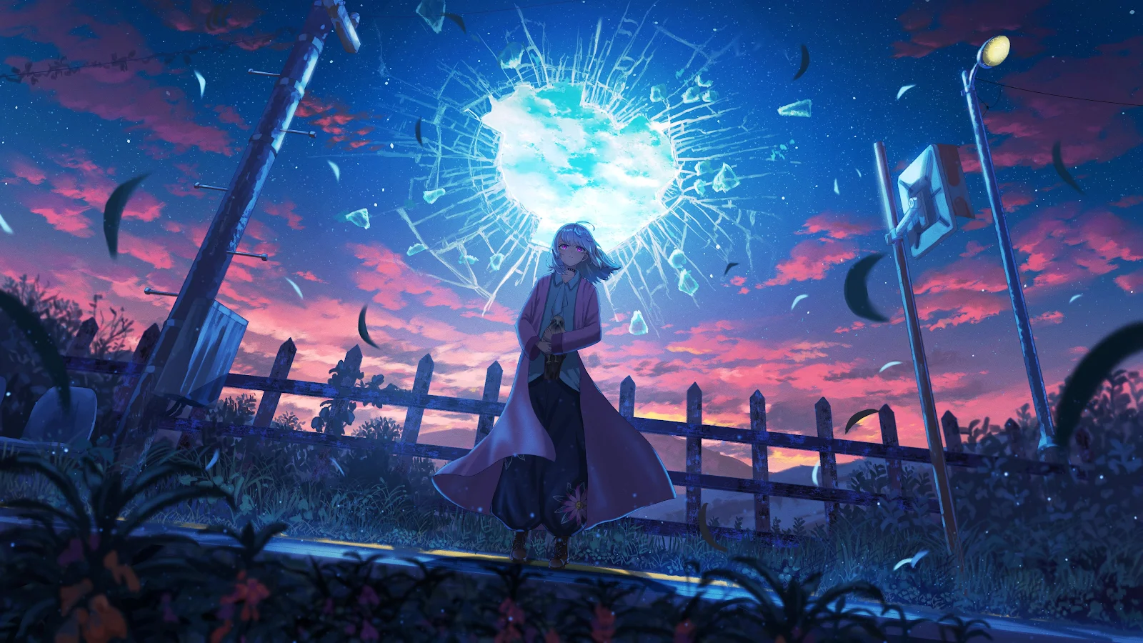 Anime, Fantasy Art, Digital Art, Girl 4K Wallpaper Background (3840x2160)