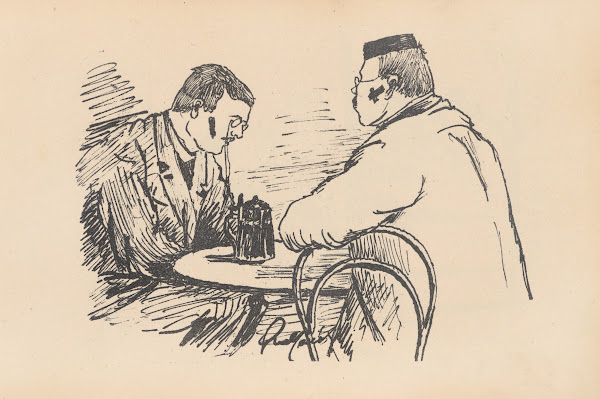 Mężczyźni przy stole 1896