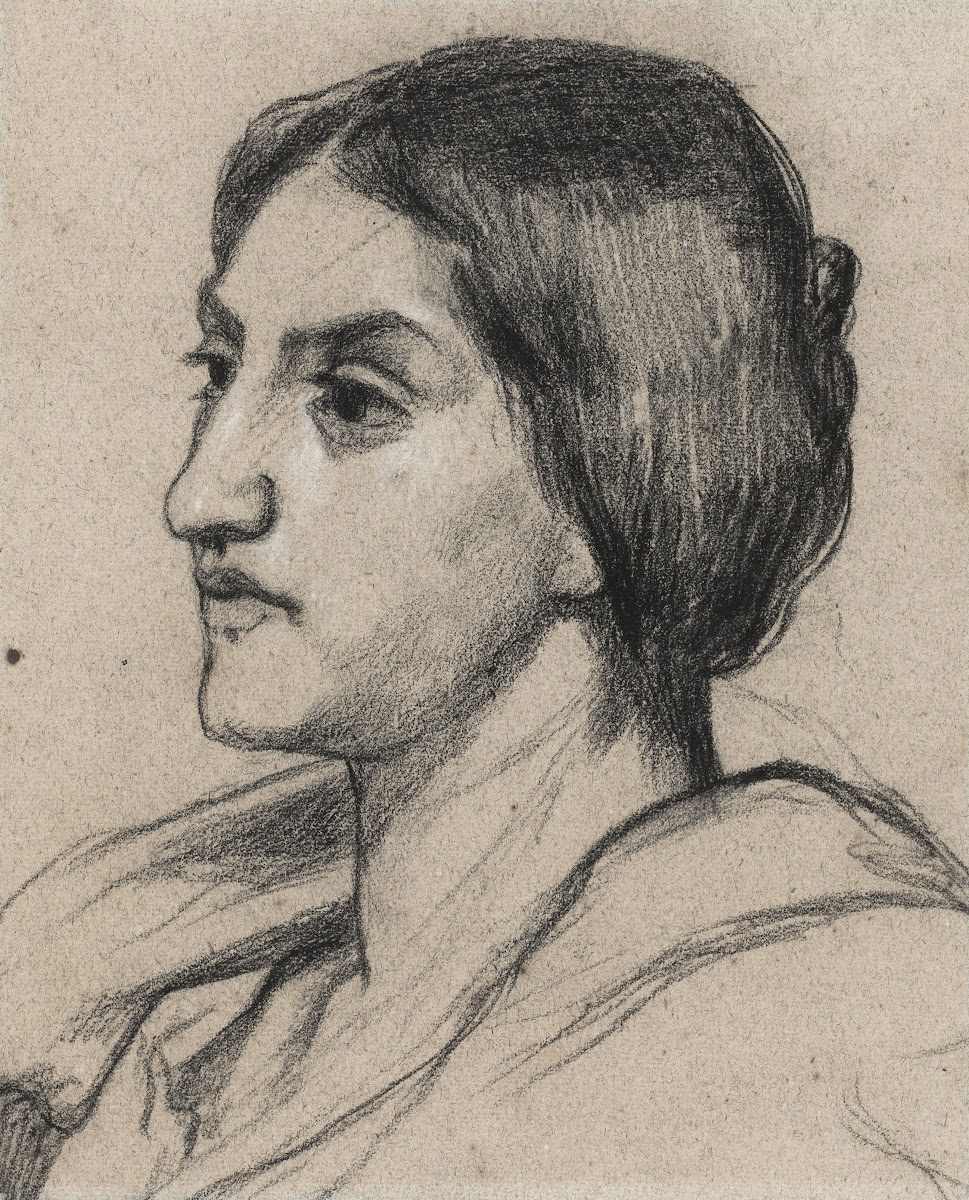 Tête de femme 1854 1855