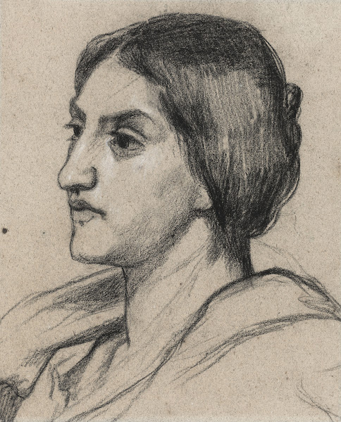 Tête de femme 1854 1855