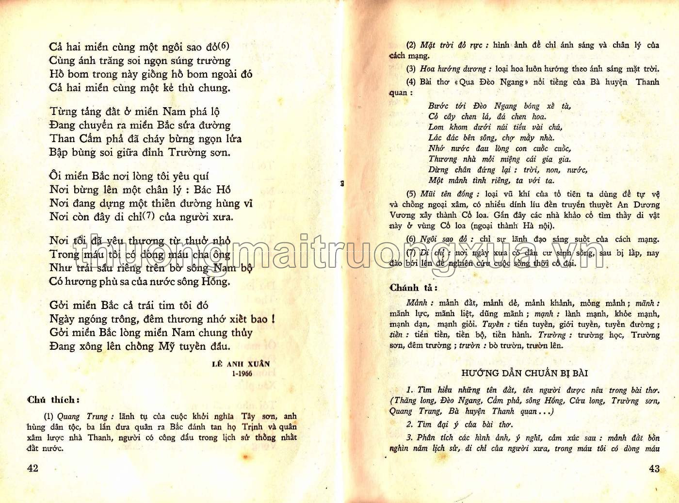 Văn học trích giảng lớp 6 phổ thông (1973) - Trang 20