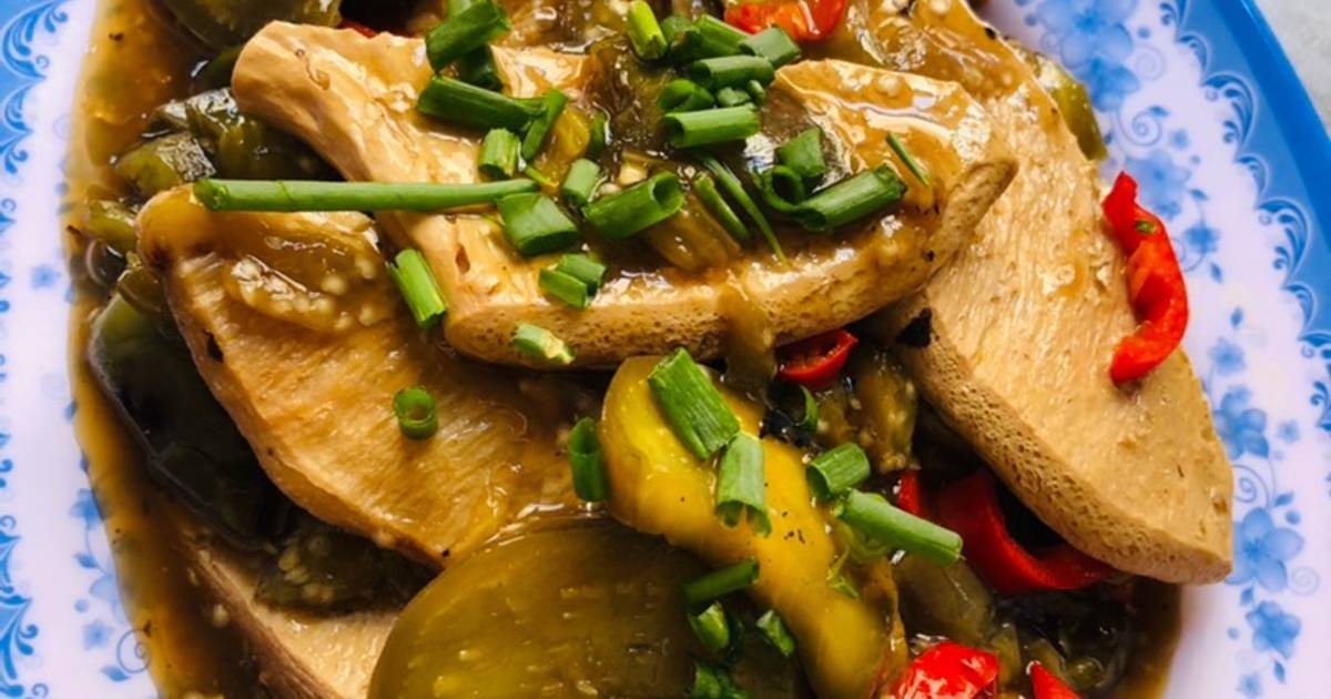 Sườn chay cà rim cay tê tê
