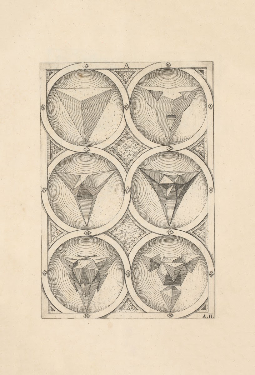 Perspectiva Corporum Regularium Perspective of regular solids Pl04 1568