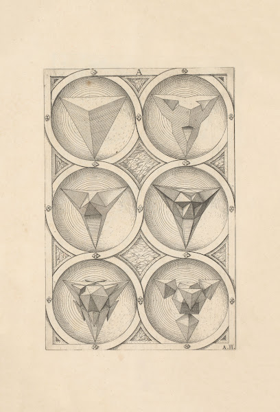 Perspectiva Corporum Regularium Perspective of regular solids Pl04 1568