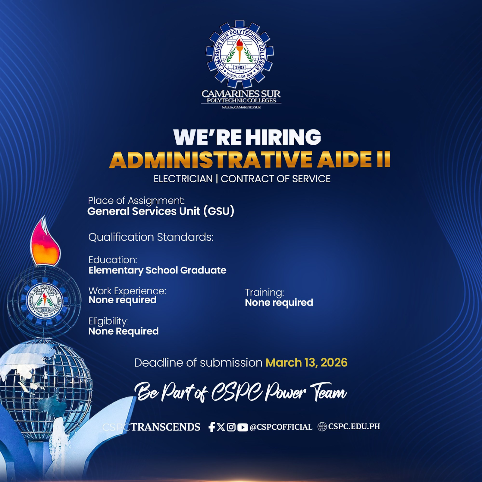 𝗪𝗘’𝗥𝗘 𝗛𝗜𝗥𝗜𝗡𝗚!